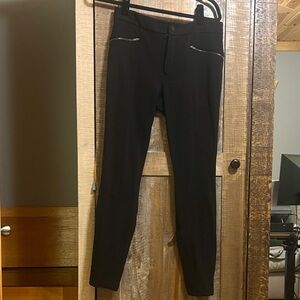 Athleta Black Pants with Zipper Details
RN#54203